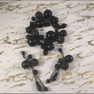 Earring and bracelet set